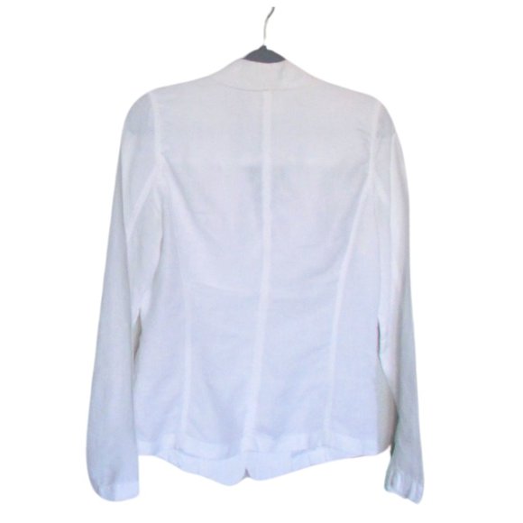 White Linen Blazer - Picture 2 of 2